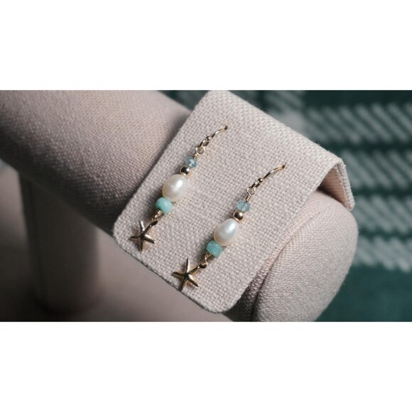 Boho Starfish Earrings - Picture 3 of 4